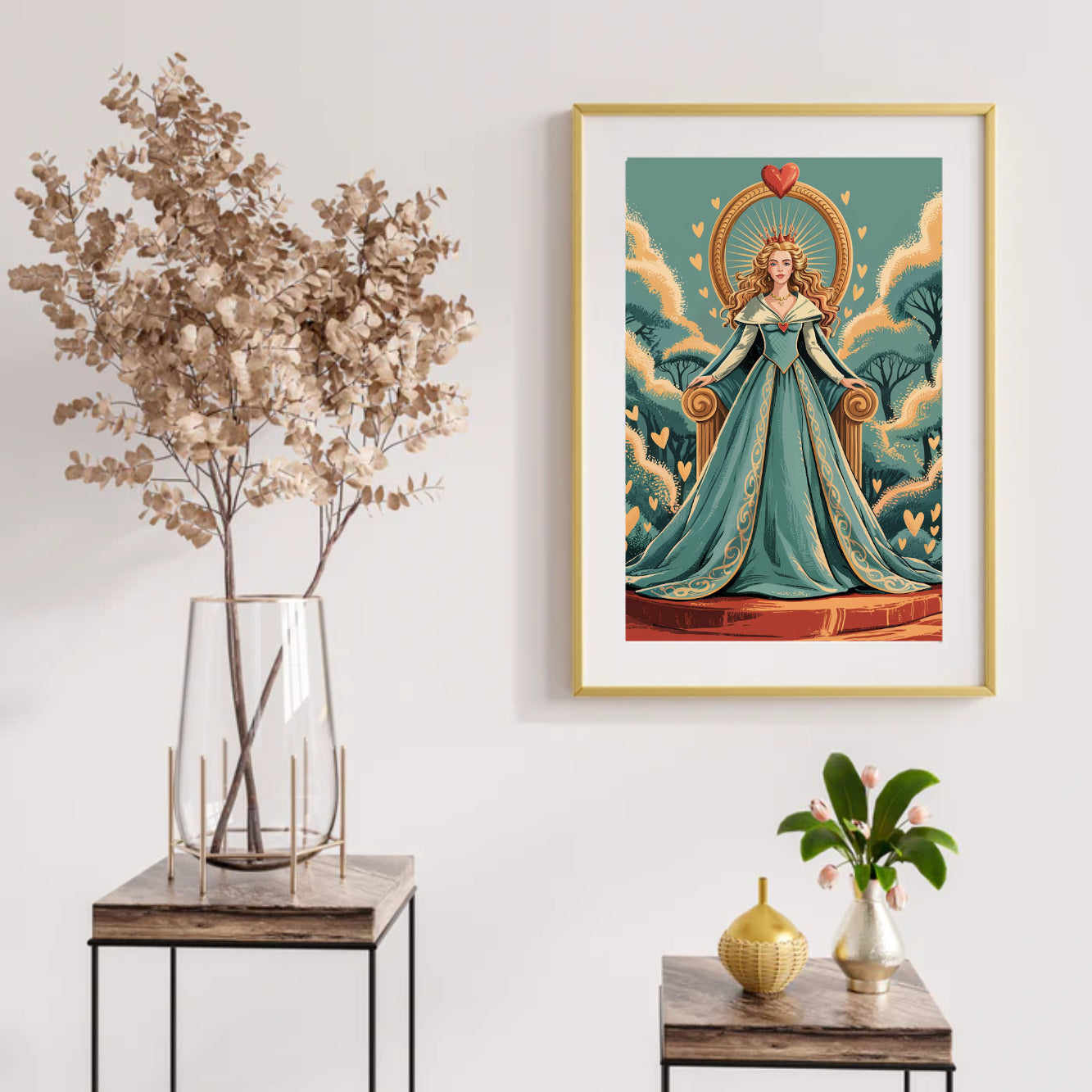 Diamantmaleri - Hjertets Dronning