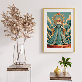 Diamantmaleri - Hjertets Dronning