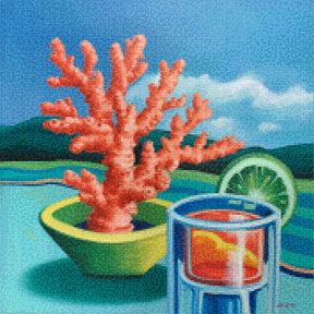 Mini diamantmaleri - Koral Sip