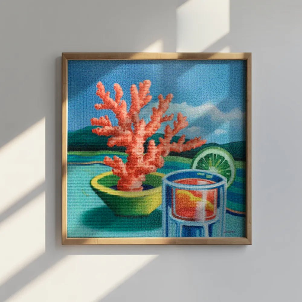 Mini diamantmaleri - Koral Sip