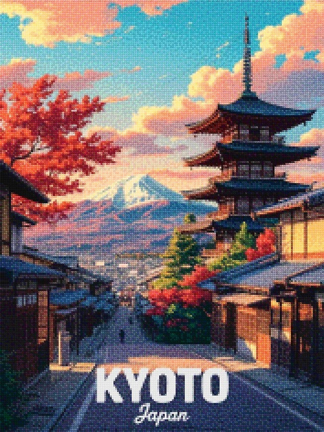 Diamantmaleri - Kyoto, Japan
