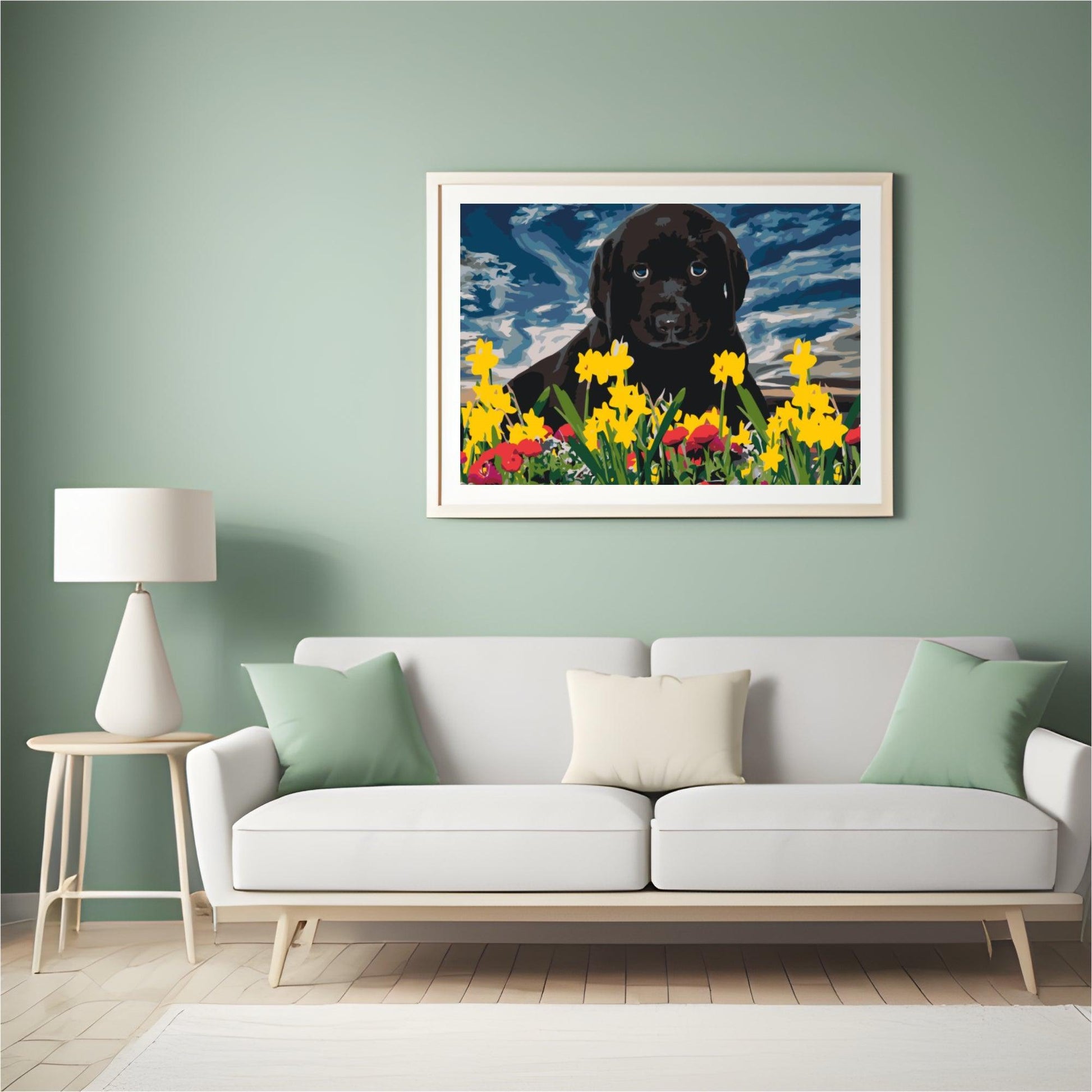 Diamantmaleri - Labrador hvalp - SEOS®