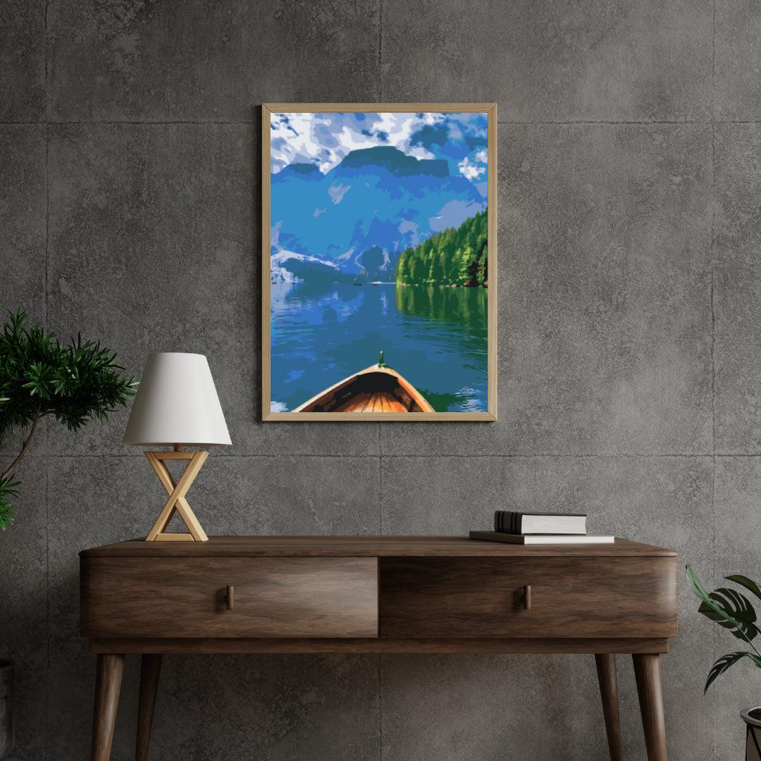 Diamantmaleri - Lago di Braies, Italien - SEOS Shop ®