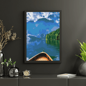 Diamantmaleri - Lago di Braies, Italien - SEOS Shop ®