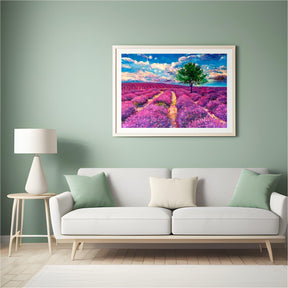 Diamantmaleri - Lavendelmarker i Provence - SEOS Shop ®
