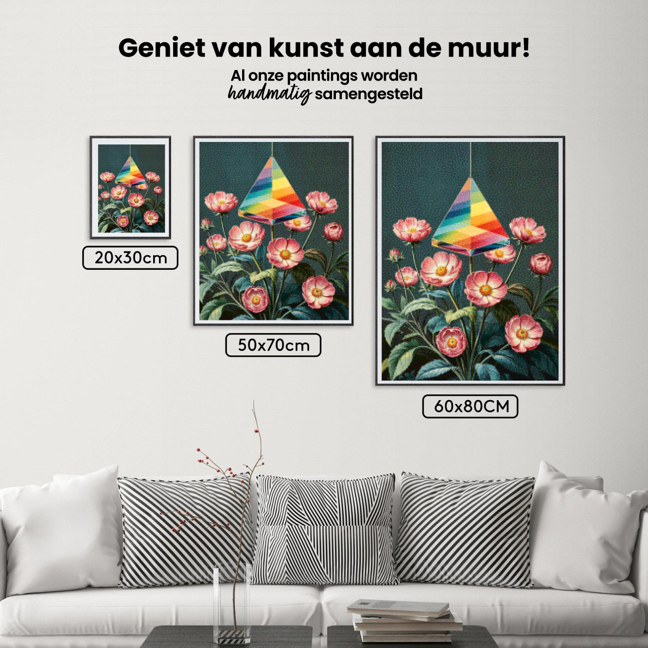 Diamantmaling - Lys gennem blomstring