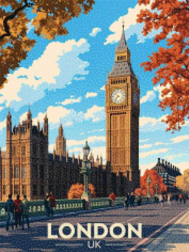 Diamantmaling - London, Storbritannien