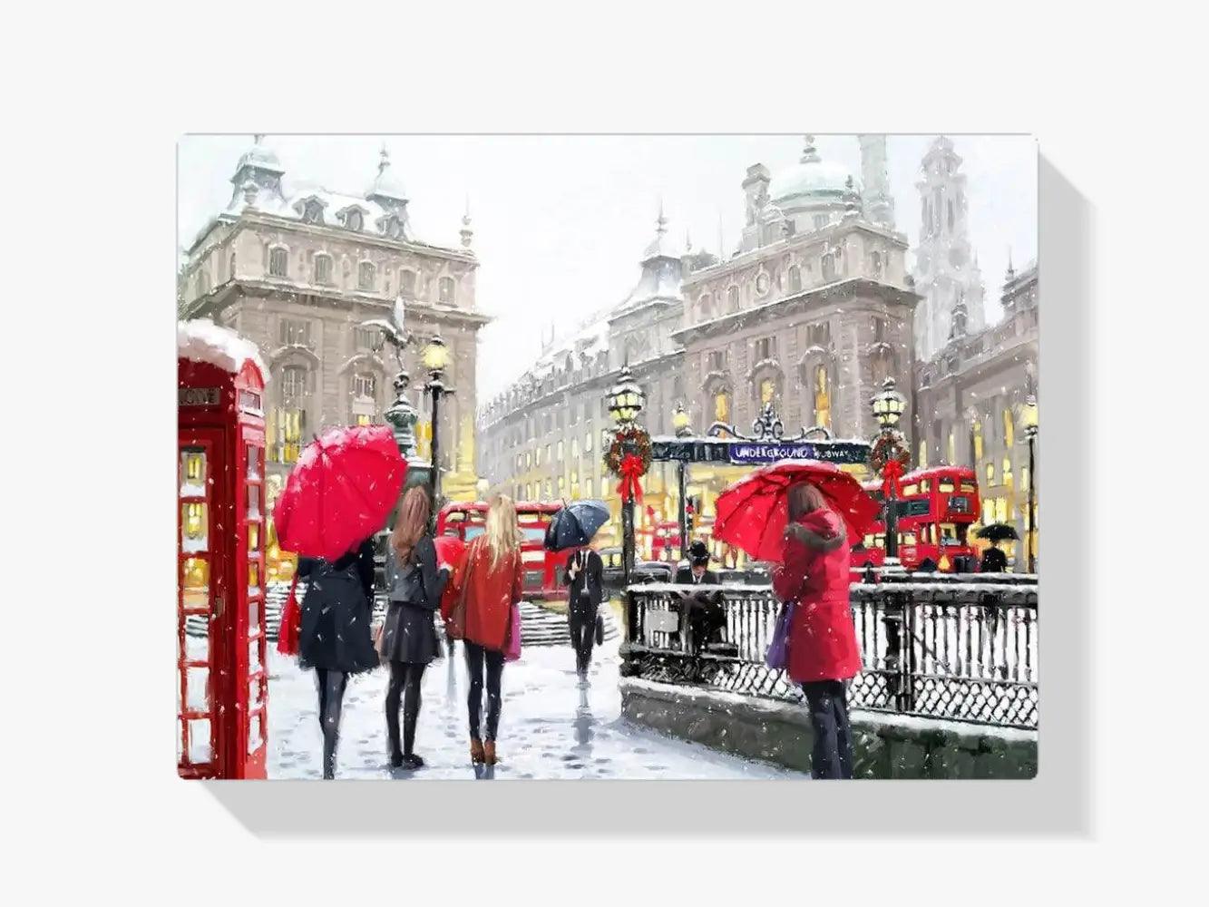 Diamantmaleri - London i sne - SEOS Shop ®