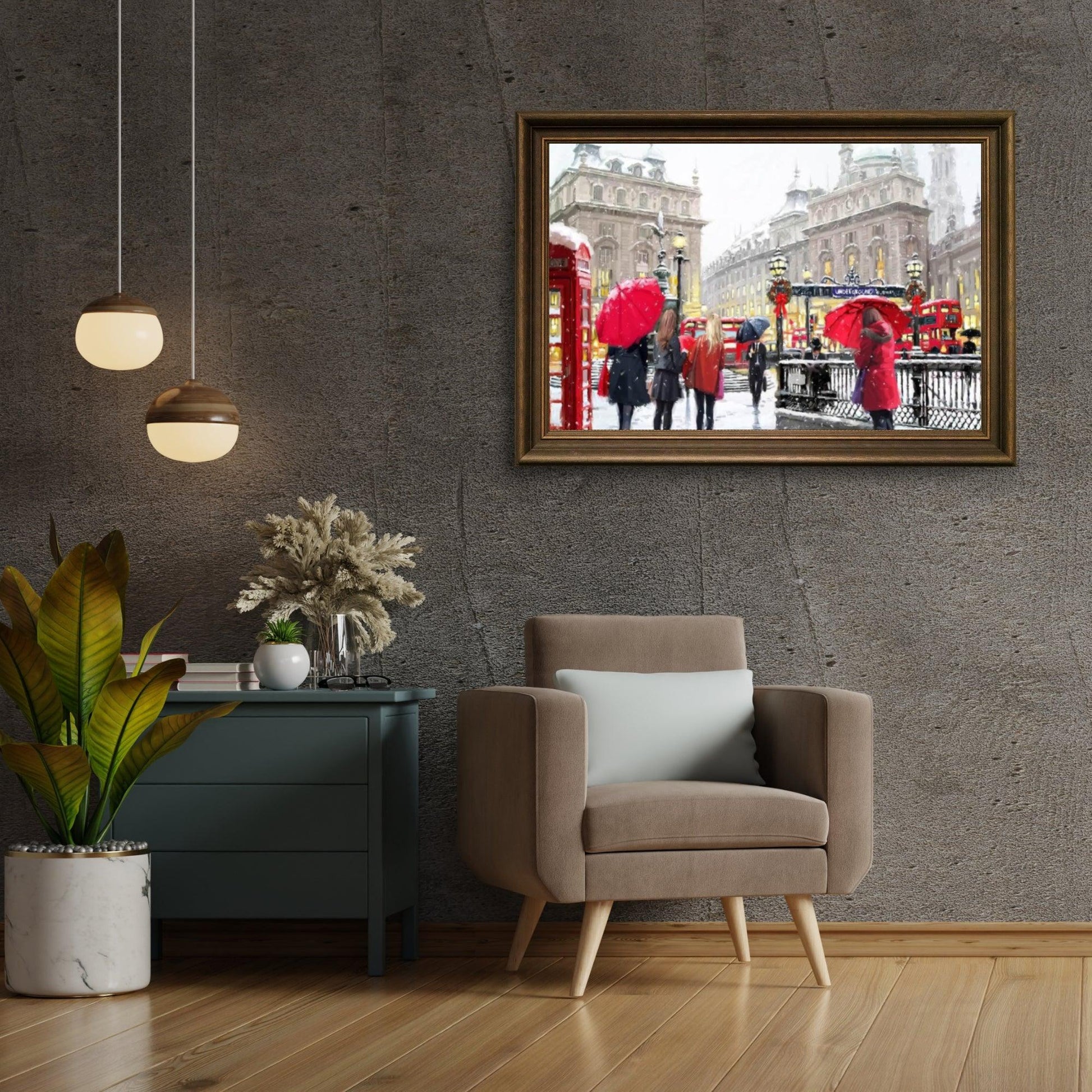 Diamantmaleri - London i sne - SEOS Shop ®