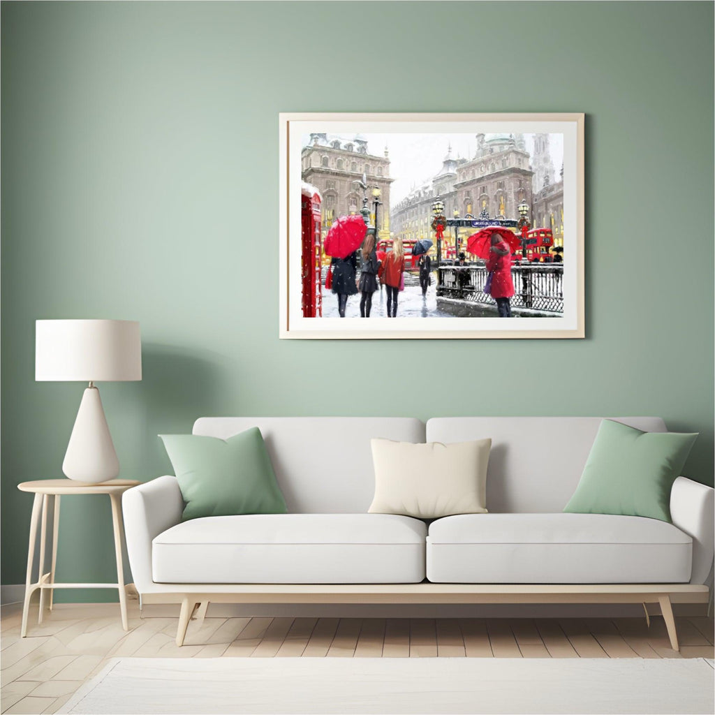 Diamantmaleri - London i sne - SEOS Shop ®