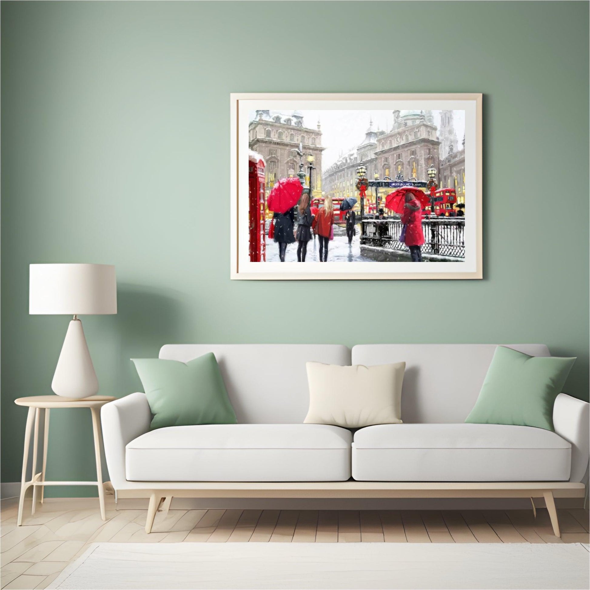 Diamantmaleri - London i sne - SEOS Shop ®