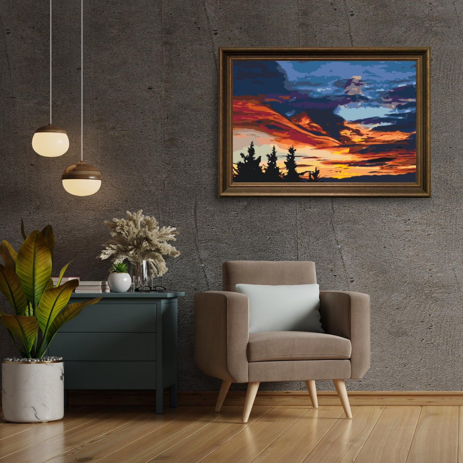 Diamantmaling - Himmel i farver - SEOS Shop ®
