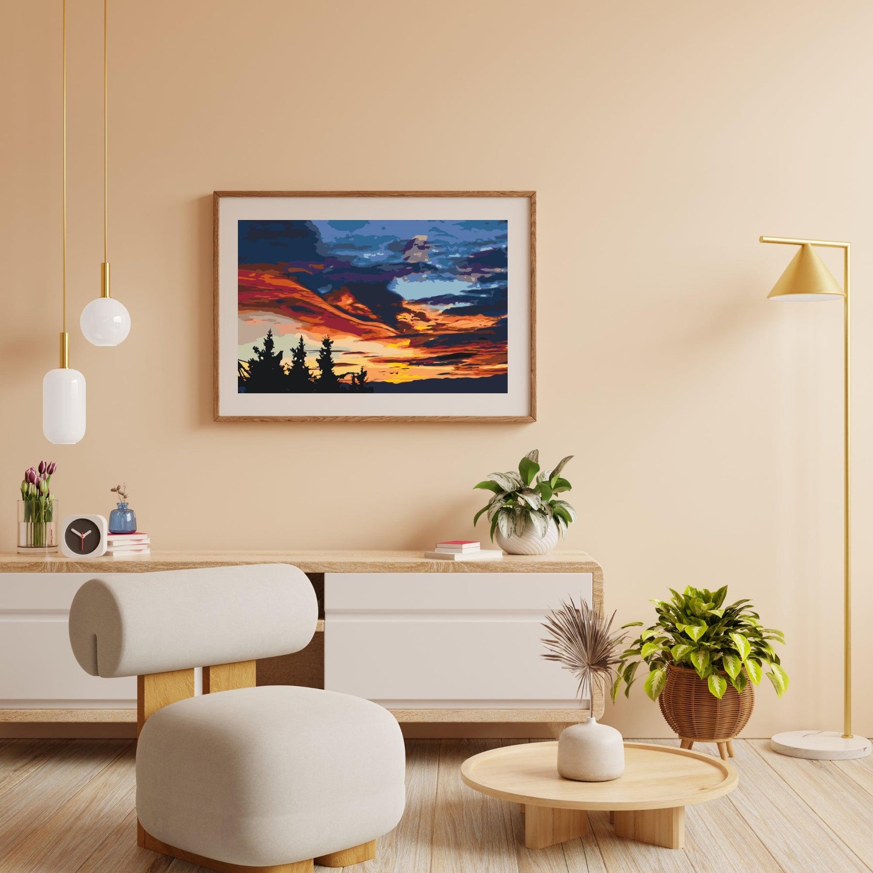 Diamantmaling - Himmel i farver - SEOS Shop ®