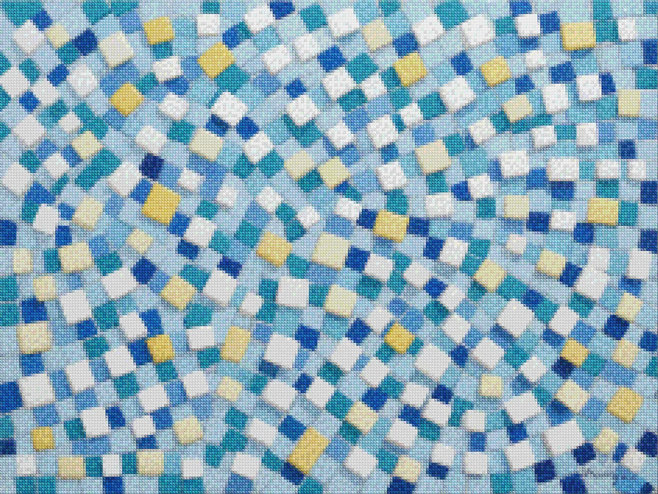 Diamantmaleri - Luftig Mosaik