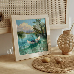 Mini diamantmaleri - Lazy Lagoon