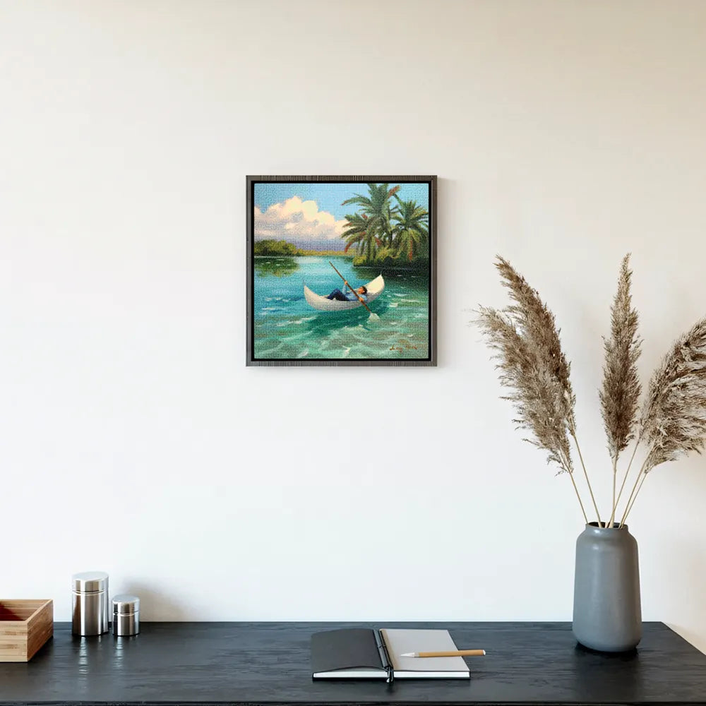 Mini diamantmaleri - Lazy Lagoon