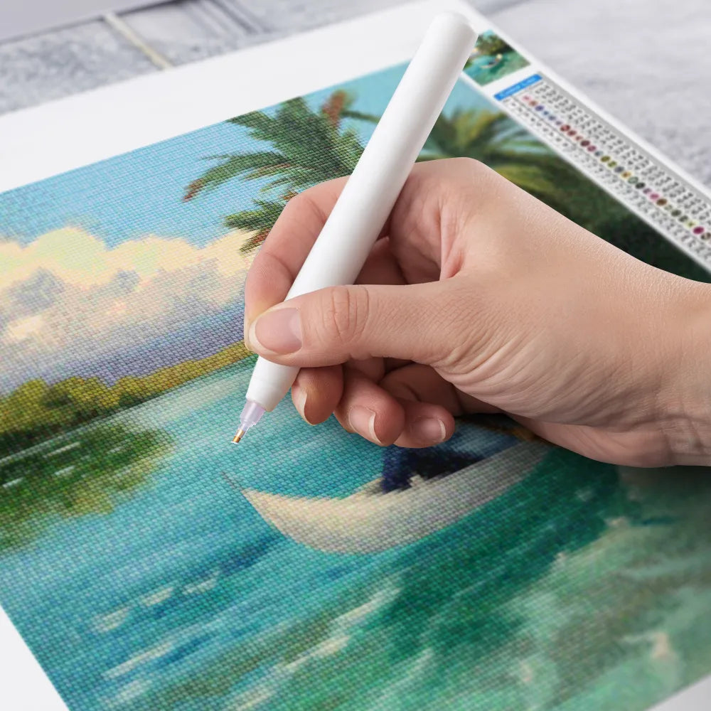 Mini diamantmaleri - Lazy Lagoon