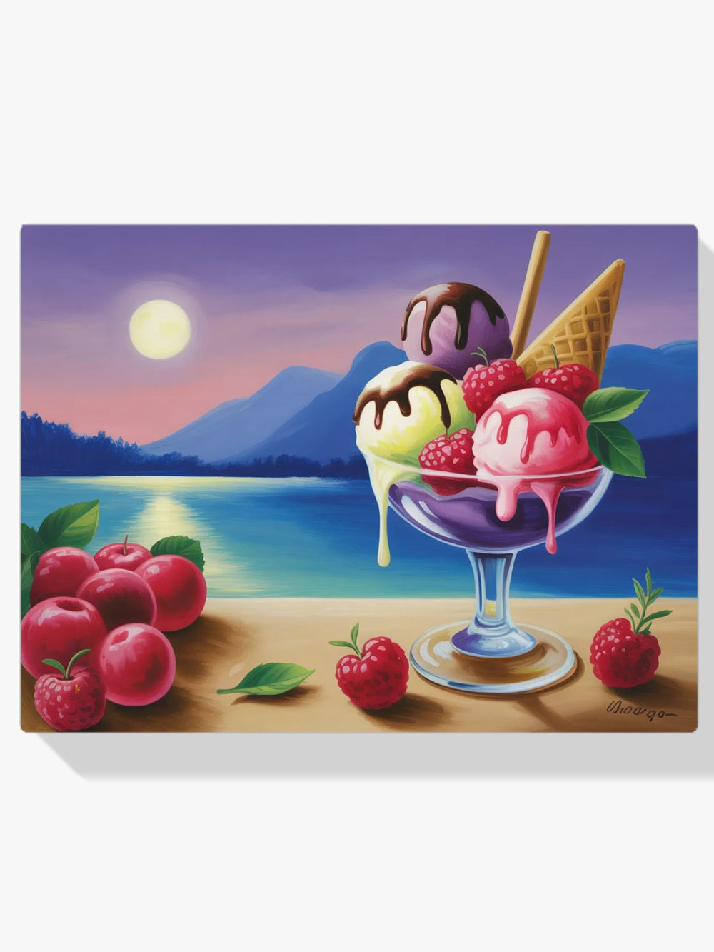 Diamantmaleri - Måneskinsgelato