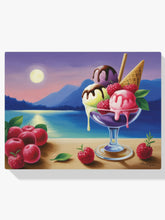 Diamantmaleri - Måneskinsgelato