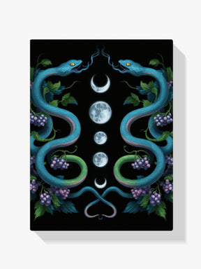 Diamantmaleri - Tvillingslange Månefaser