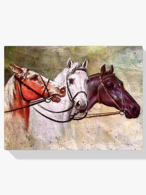 Diamantmaleri Majestætiske Tre Heste