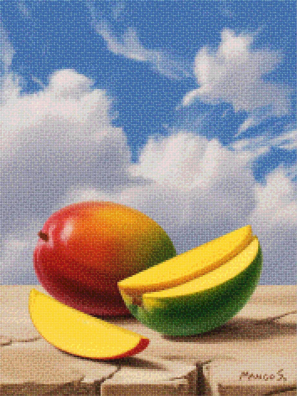 Diamantmaleri - Mangohimmel