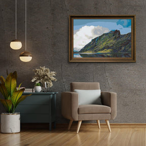 Diamantmaleri - Sø i bjergene, Fjord - SEOS Shop ®