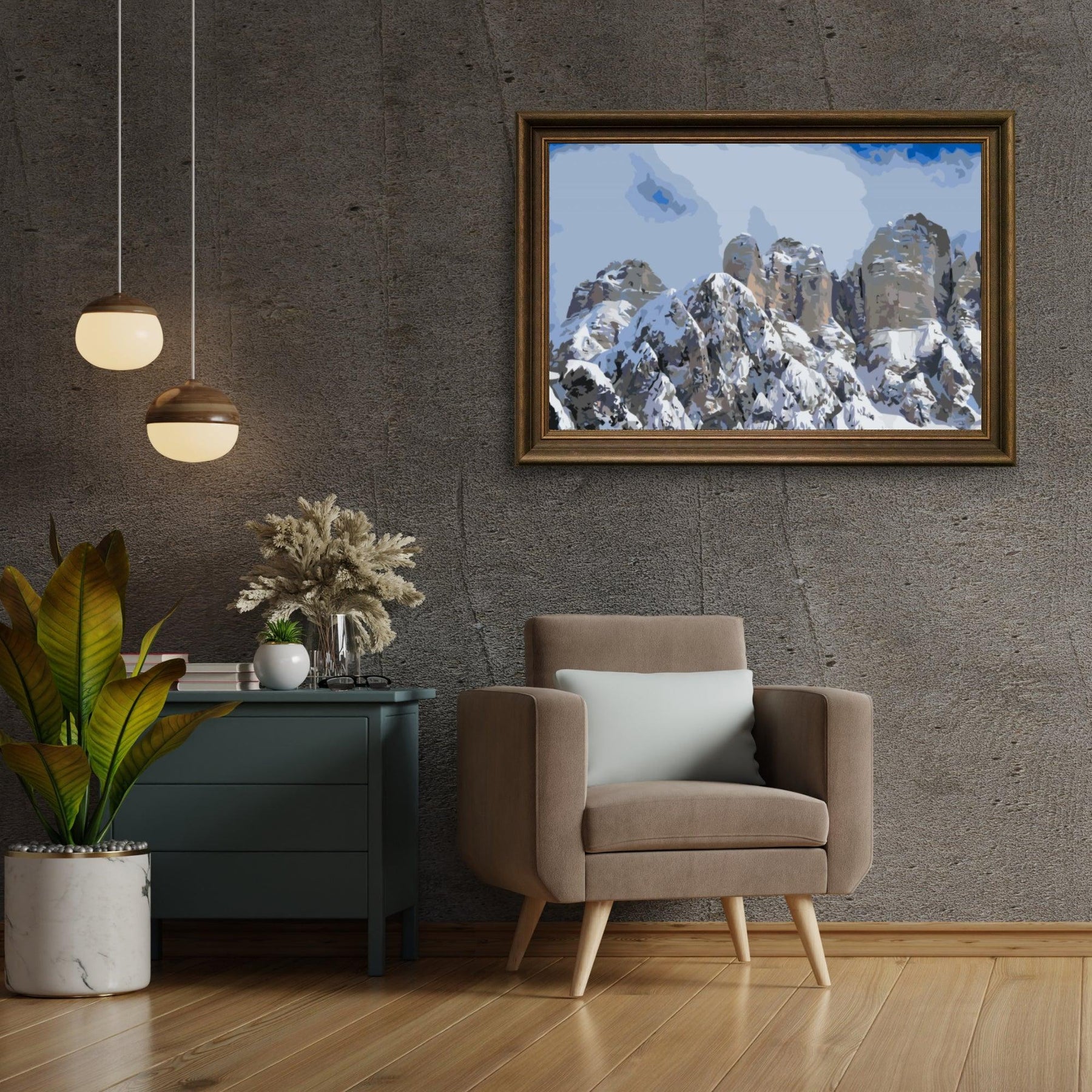 Diamantmaleri - Monte Civetta, Dolomity - SEOS Shop ®
