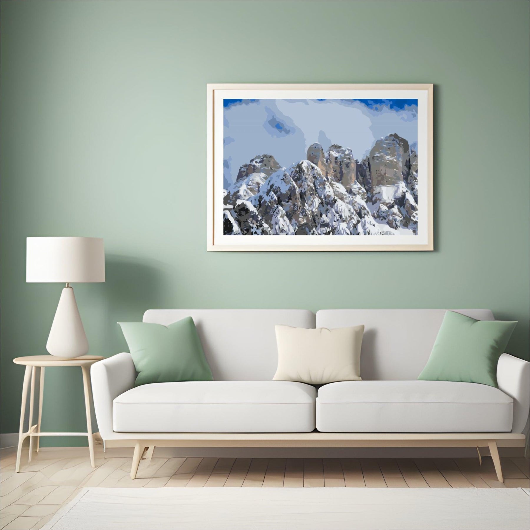 Diamantmaleri - Monte Civetta, Dolomity - SEOS Shop ®
