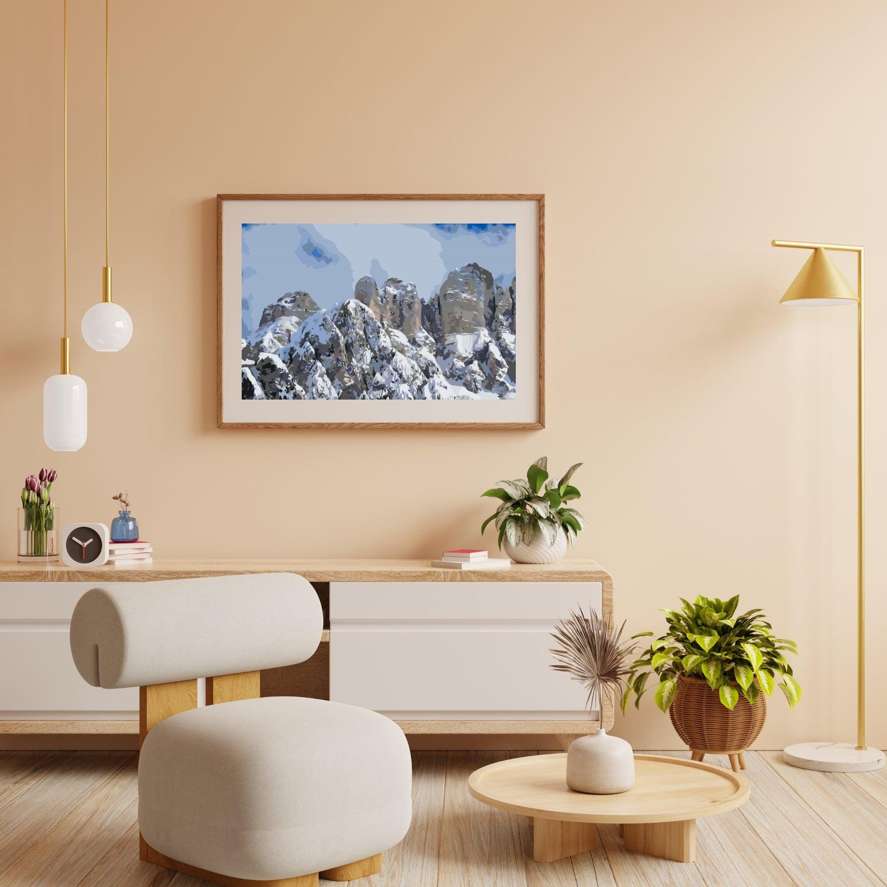Diamantmaleri - Monte Civetta, Dolomity - SEOS Shop ®