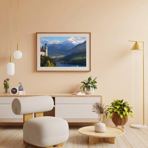 Diamantmaleri - Mystisk bjergslot