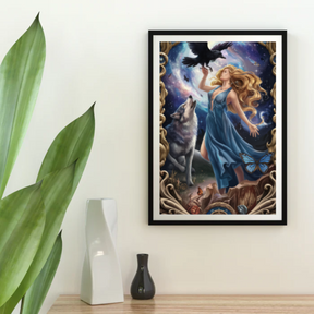 Diamantmaleri - Mystisk Vogter