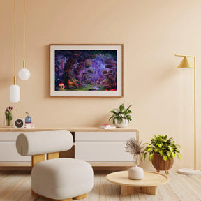 Diamantmaleri - Mystisk svampelind