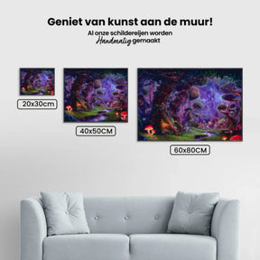 Diamantmaleri - Mystisk svampelind