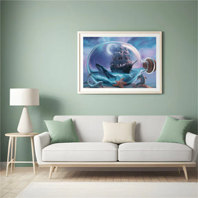 Diamantmaleri - Ocean Dream Ship