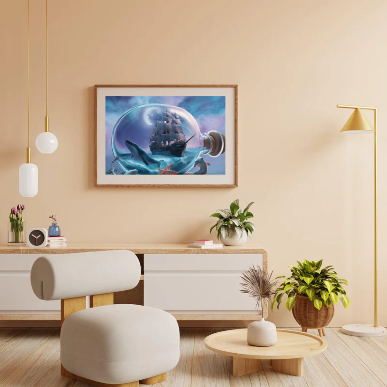 Diamantmaleri - Ocean Dream Ship