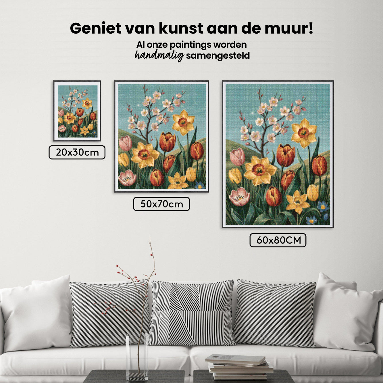 Diamantmaleri - Klokkeblomstrende morgen