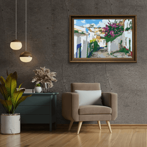 Diamantmaling - Gade i den gamle bydel - SEOS Shop ®