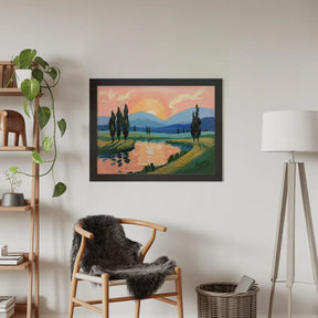 Diamantmaling - Ferskenmalede aftener