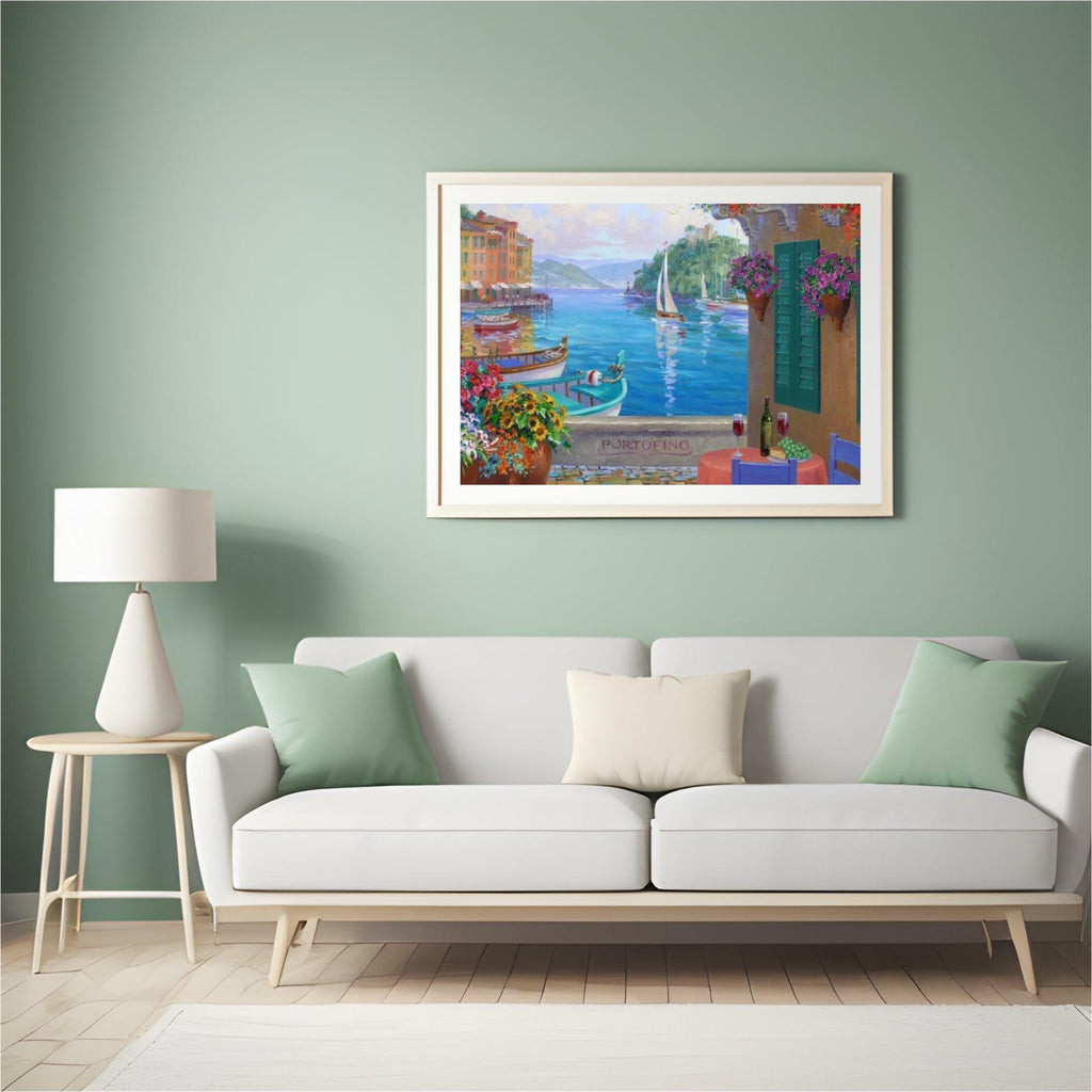 Diamantmaleri - Portofino-refleksioner - SEOS Shop ®