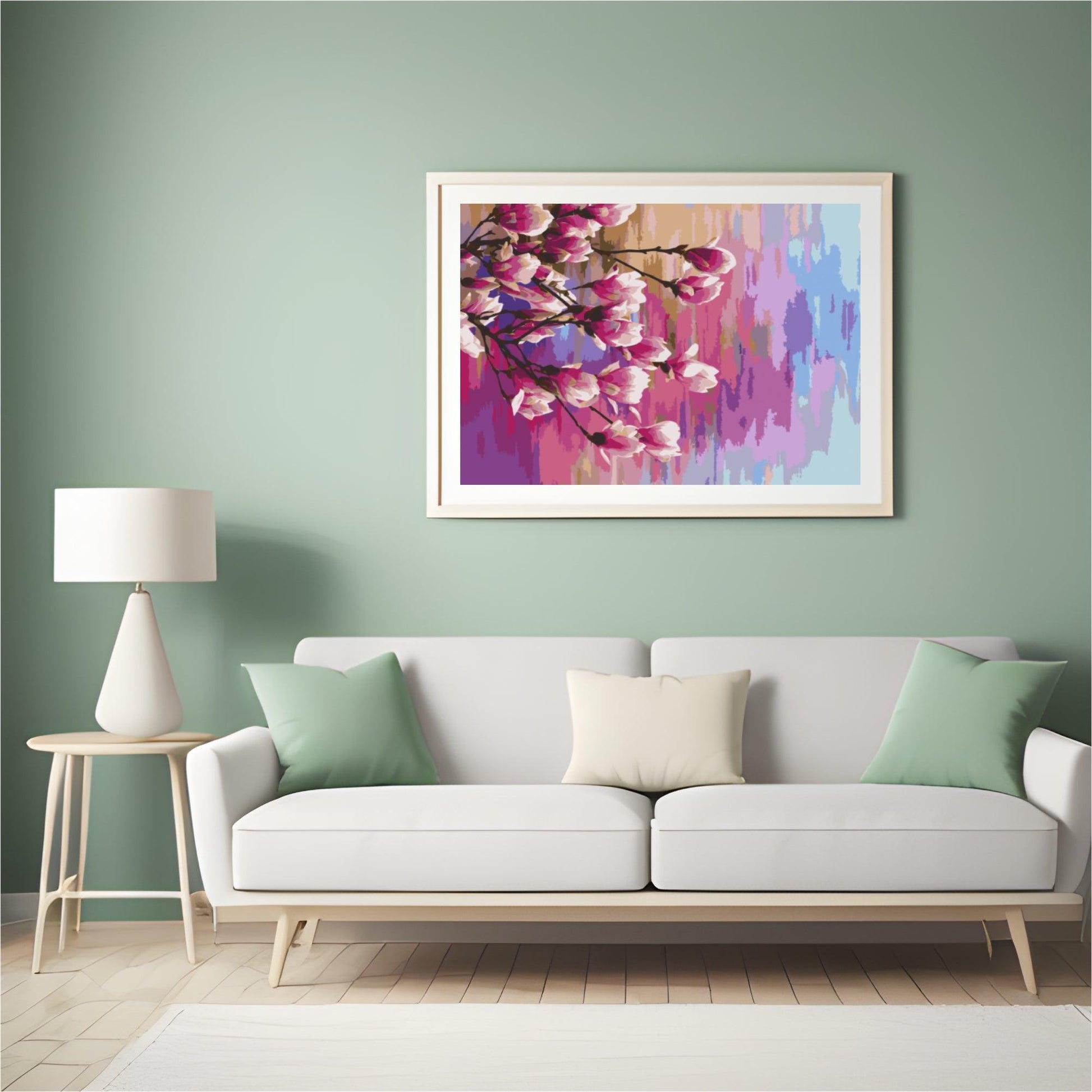 Diamantmaleri - Regnbue Magnolia - SEOS Shop ®