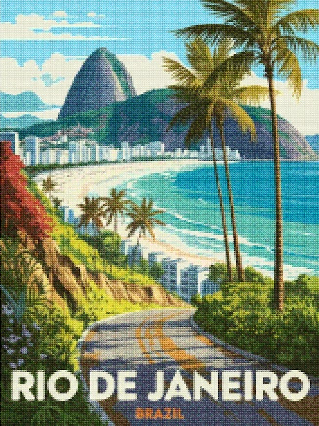 Diamantmaleri - Rio, Brasilien