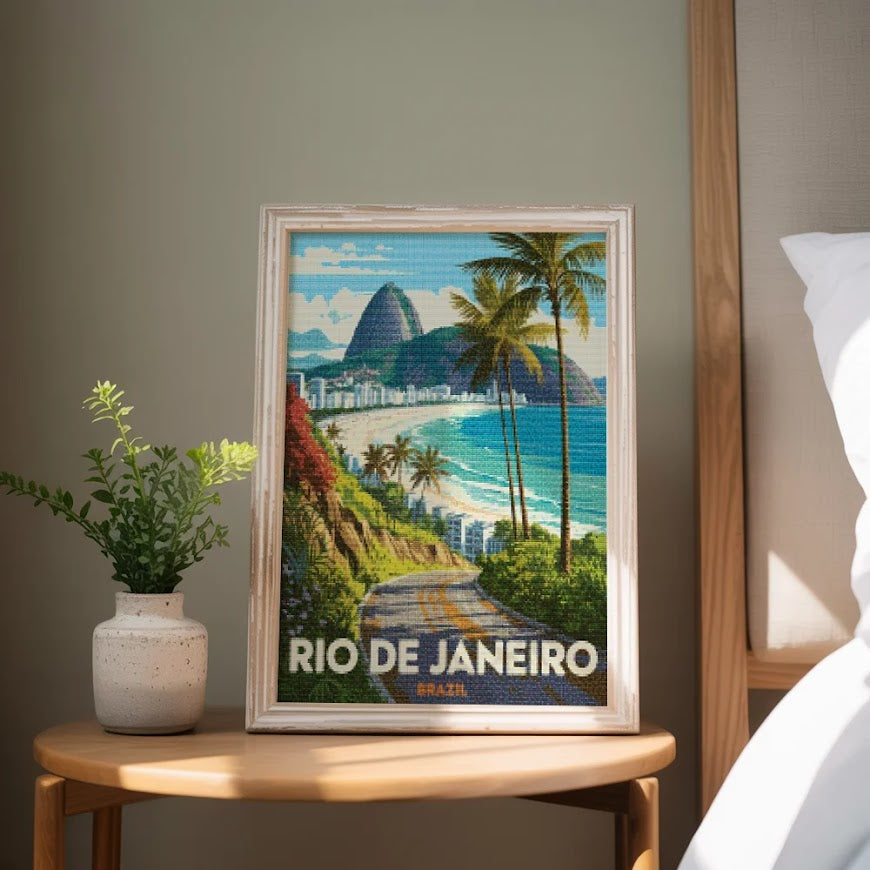Diamantmaleri - Rio, Brasilien
