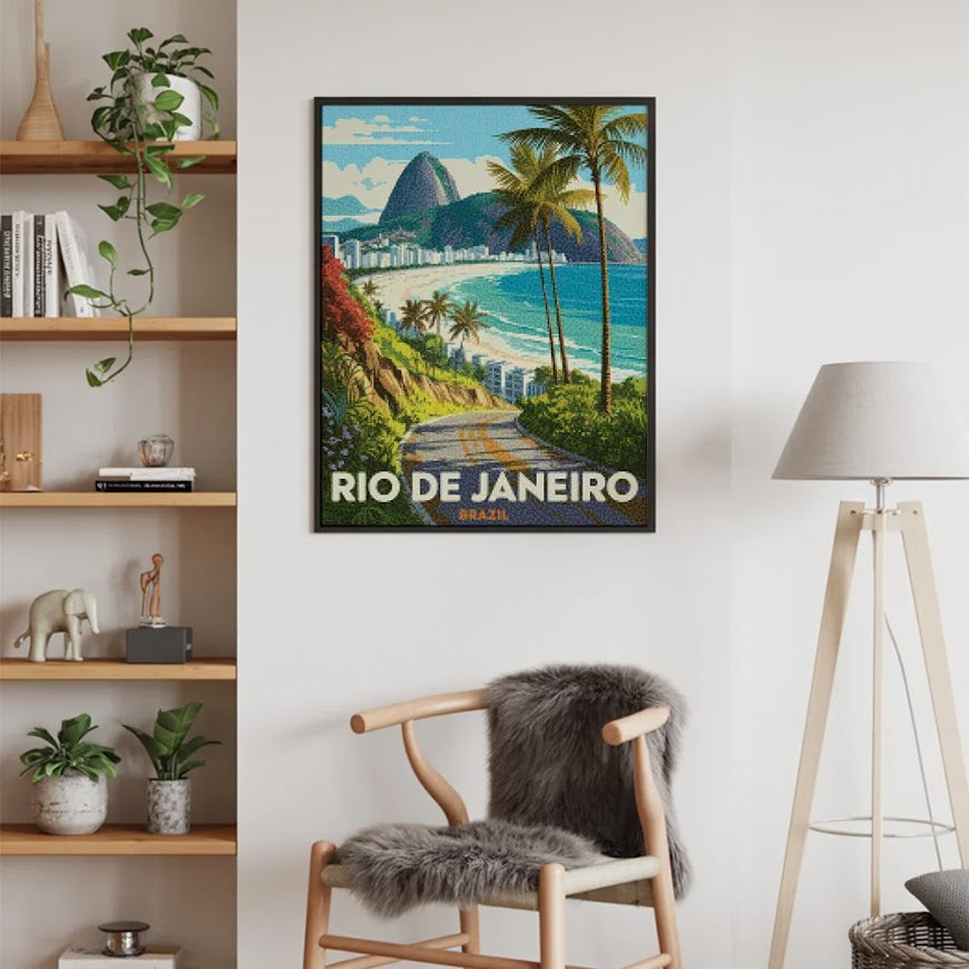 Diamantmaleri - Rio, Brasilien