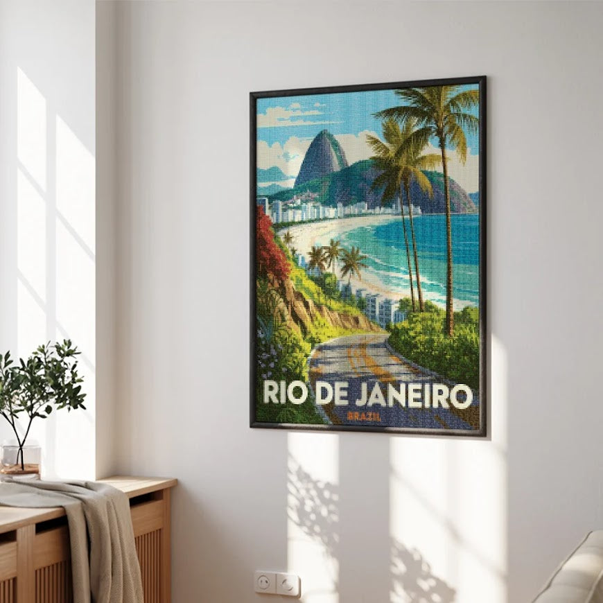 Diamantmaleri - Rio, Brasilien
