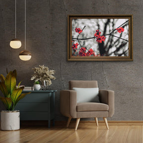 Diamantmaleri - Røde blomster på træet - SEOS Shop ®