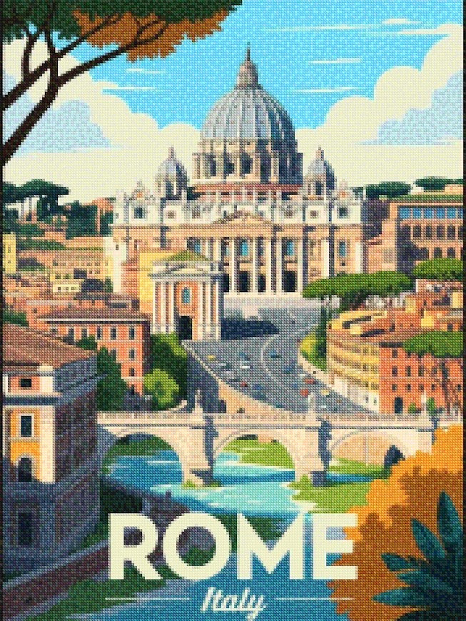 Diamantmaleri - Rom, Italien
