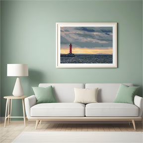 Diamantmaleri - Rødt fyrtårn - SEOS Shop ®