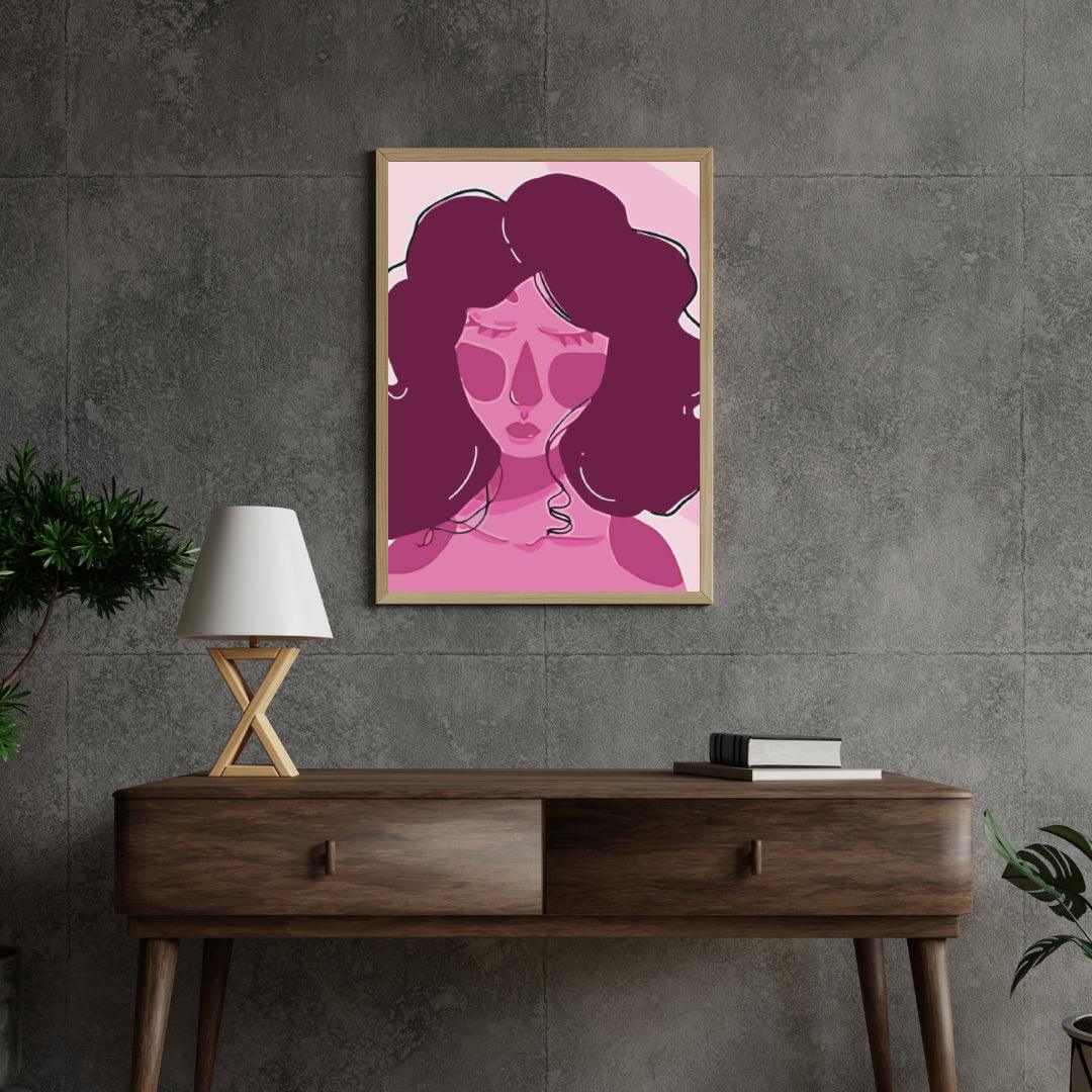 Diamantmaleri - Pink Lady - SEOS Shop ®