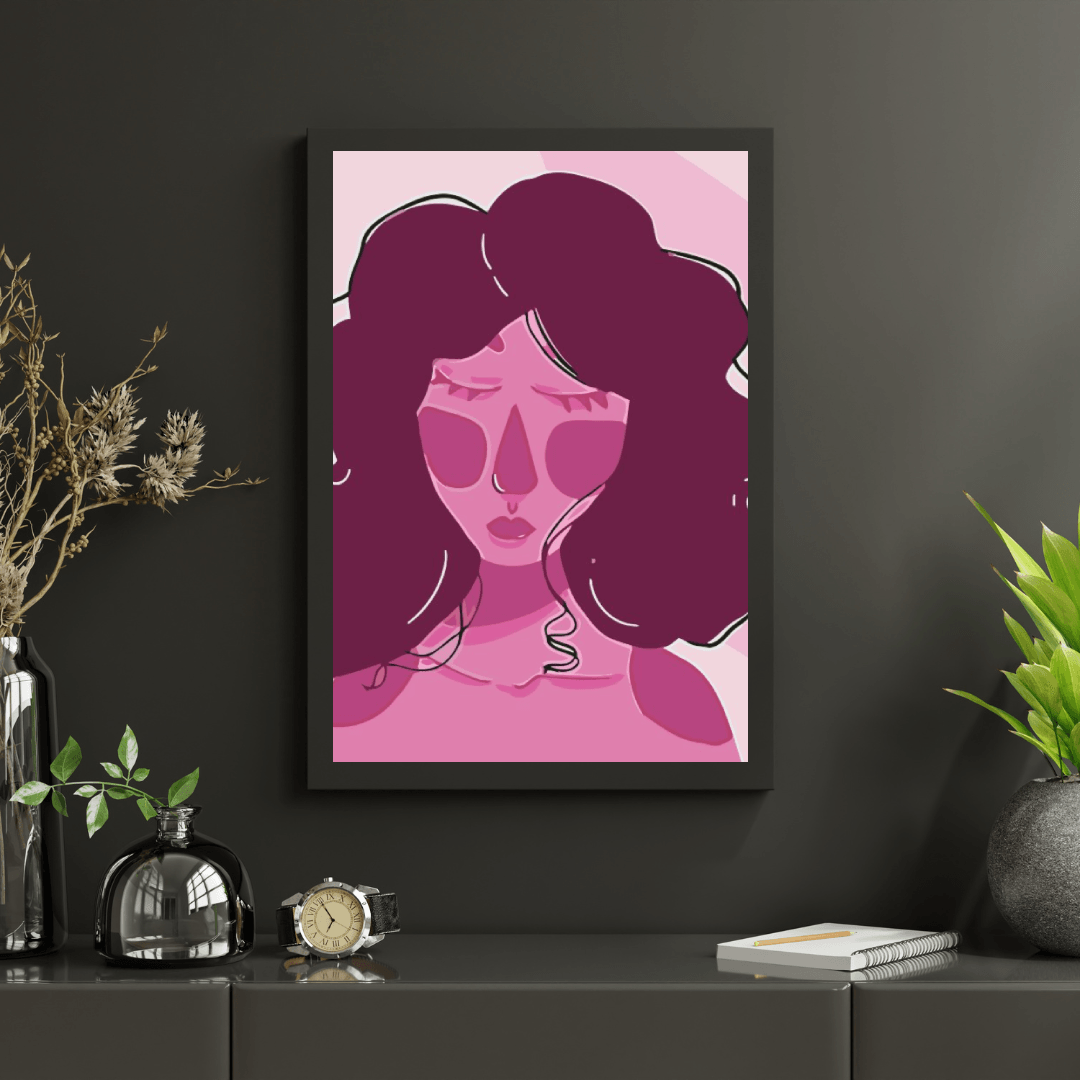 Diamantmaleri - Pink Lady - SEOS Shop ®